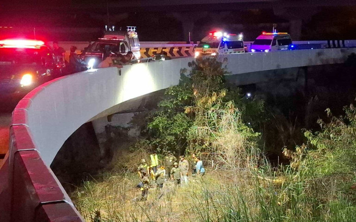 Đi bắt cá dưới chân cầu vượt, người đàn ông bàng hoàng phát hiện thứ dưới lớp cỏ khô Ảnh 2