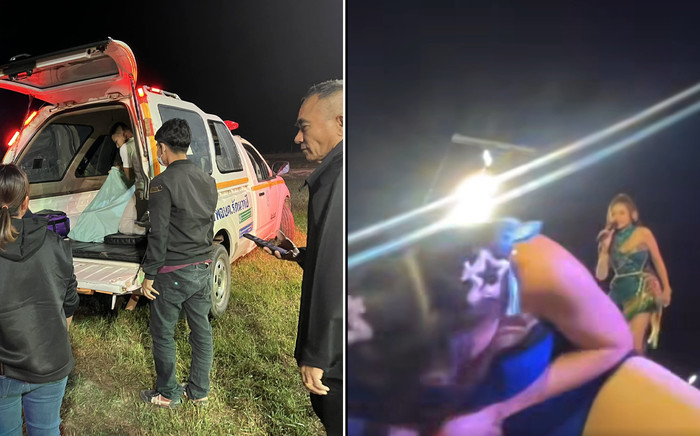 Nữ vũ công bị người đàn ông kéo ngã khỏi sân khấu khi ca sĩ đang biểu diễn Ảnh 2