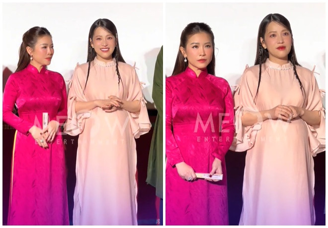 Puka ngày càng xinh đẹp, nhuận sắc ở tháng giữa của thai kỳ. (Ảnh Meow Entertainment)