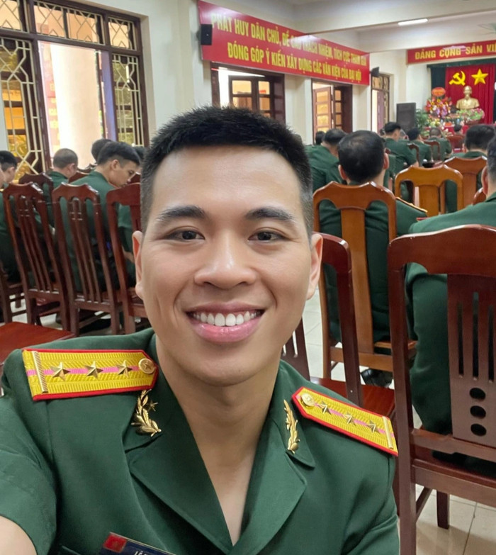 Chân dung chiến sĩ Lê Anh Nuôi