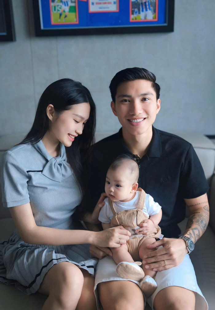 Tổ ấm nhỏ của Đoàn Văn Hậu. Ảnh: FBNV