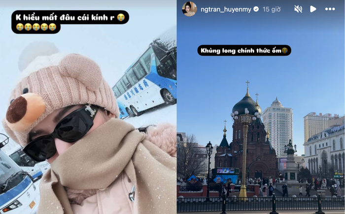 Á hậu Huyền My gặp kiếp nạn đầu năm, từ lạc mất kính hiệu đến bị bệnh. (Ảnh chụp màn hình)