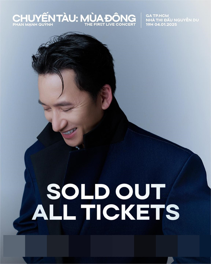 Live concert đầu tiên của Phan Mạnh Quỳnh tẩu tán sạch sẽ vé trước thềm đêm nhạc được diễn ra.