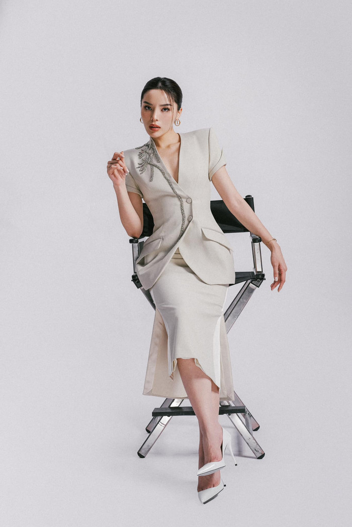 Nhan sắc của Hoa hậu Kỳ Duyên nhận về nhiều sự yêu thích.