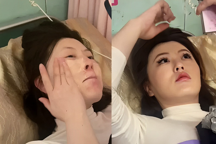 Quá trình chuẩn bị trang điểm cho đến khi hoàn thiện lớp trang điểm.