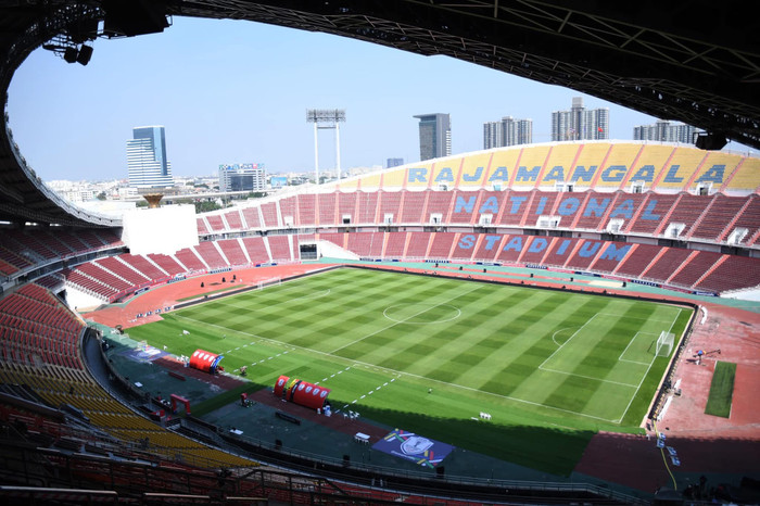 Rajamangala bắt đầu tổ chức các trận đấu của tuyển Thái Lan từ năm 1998. Đây được xem là “thánh địa” khó vượt qua nhất dành cho các đội tuyển ở Đông Nam Á. Ảnh: FAT