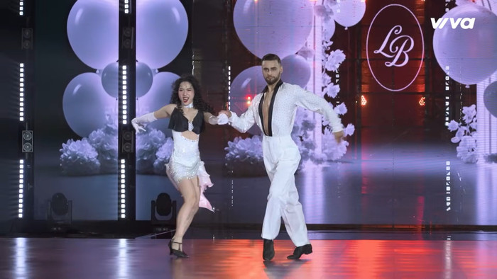 Phạm Lịch thể hiện thần thái đầy cuốn hút trên sân khấu của Bước Nhảy Hoàn Vũ. Ảnh: Chụp màn hình