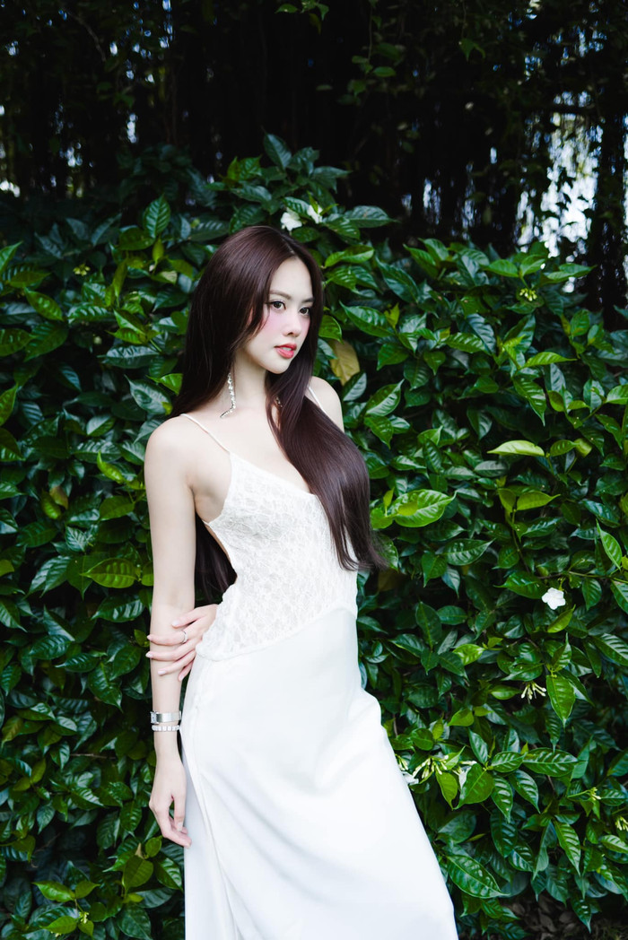 Vẻ ngoài gợi cảm của Á hậu Tâm Như khiến dân tình xuýt xoa. (Ảnh FBNV)