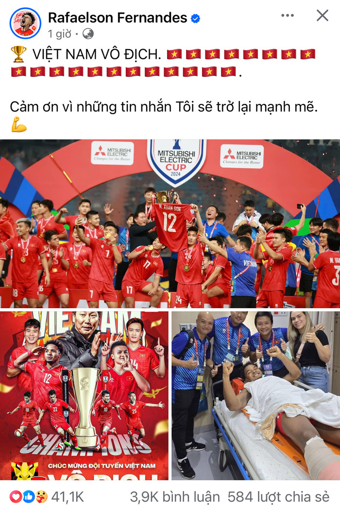 Xuân Son gửi lời cảm ơn đến những lời hỏi thăm anh. Anh hứa sẽ trở lại đầy mạnh mẽ