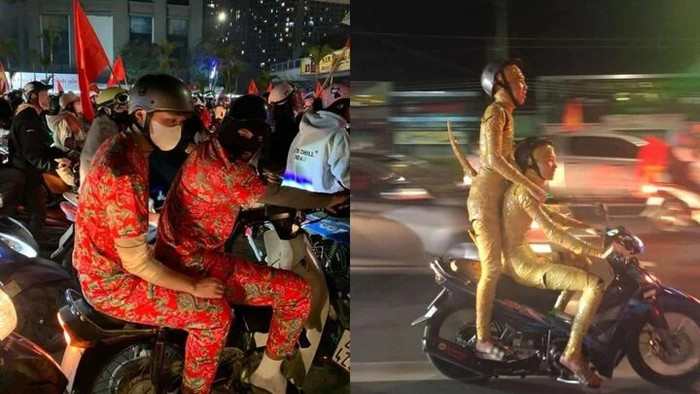 Những bộ đồ 'viral' trên cộng đồng mạng được người hâm mộ mang ra đường hoà mình vào bầu không khí.