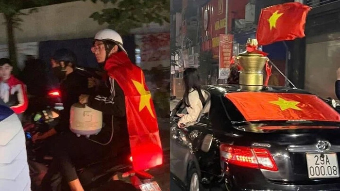 Nồi cơm điện, nồi nấu lẩu cũng mang đi 'bão'.