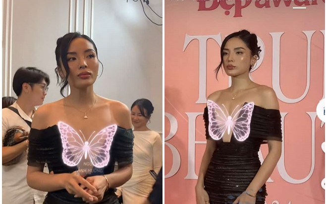 Hoa hậu Kỳ Duyên diện đầm hở bạo khiến dân tình không thể rời mắt Ảnh 2