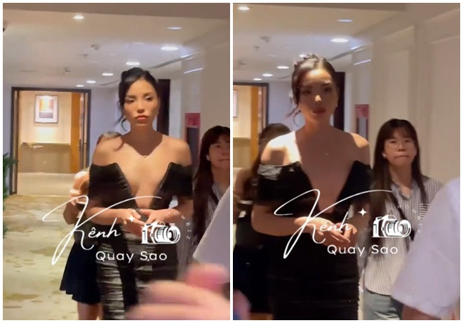 Kỳ Duyên khoe khéo vóc dáng thanh mảnh. (Ảnh Kenhquaysao)