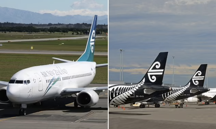 Máy bay của Air New Zealand.