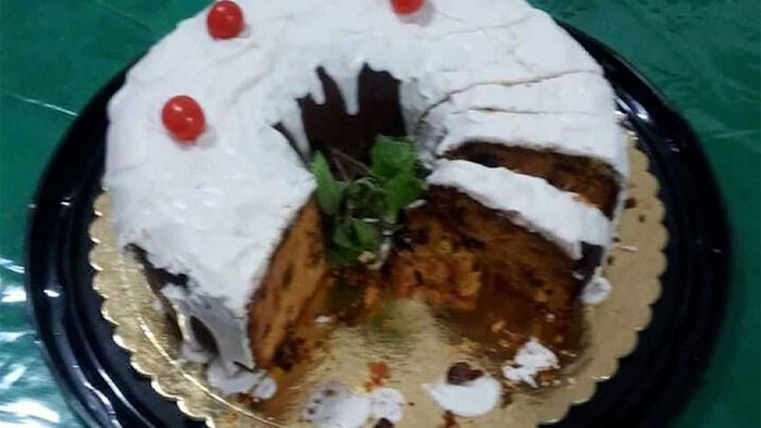 Cảnh sát cho biết chiếc bánh Giáng sinh chứa hàm lượng asen cao hơn nhiều so với mức có thể dự đoán một cách hợp lý. (Cảnh sát dân sự bang Rio Grande do Sul).