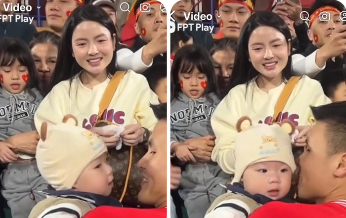 Món phụ kiện đắt đỏ này từng được vợ Quang Hải mang đi cổ vũ chồng.&nbsp;