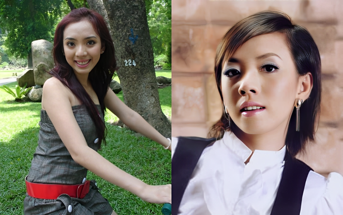 Thu Trang thuở mới vào nghề có ngoại hình cá tính, nổi tiếng với sở trường hài.