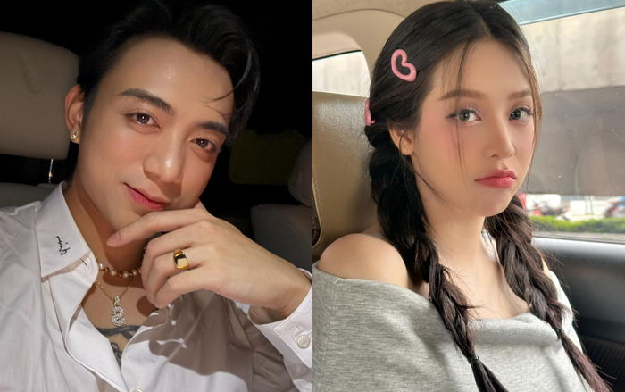 Thời gian gần đây, Hoa hậu Thanh Thủy và SOOBIN được dân tình tích cực 'đẩy thuyền' vì liên tục có những hành động 'đánh dấu chủ quyền' với đối phương. (Ảnh: FBNV)