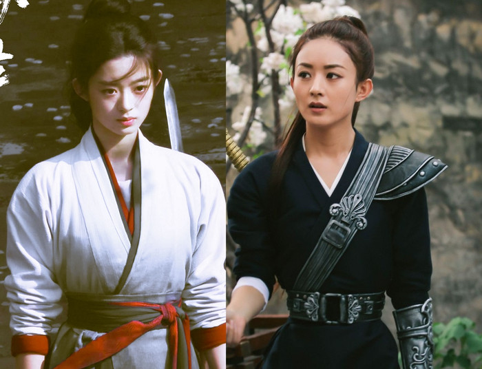 Gương mặt non nớt của Hoàng Dương Điền Điềm không hợp với vai Sở Kiều đã trưởng thành và trải đời như Triệu Lệ Dĩnh.