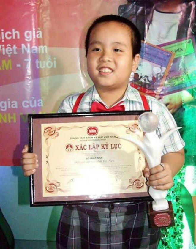 Cậu bé 'thần đồng' Đỗ Nhật Nam ngày bé