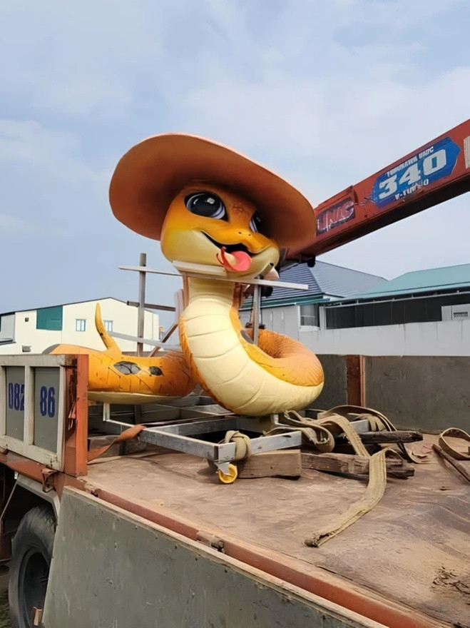 Linh vật rắn được mong đợi nhất gọi tên Quảng Trị: Không làm người hâm mộ thất vọng! Ảnh 4