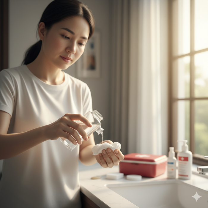 Bạn nên kiểm tra kỹ các vết thương sau khi lội nước. Ảnh minh hoạ