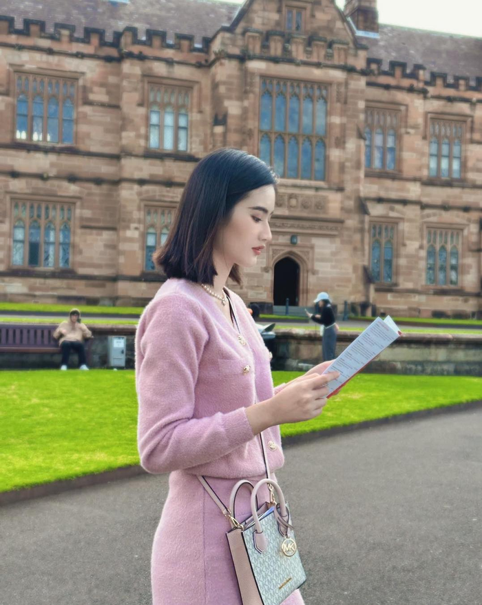 Hoa Hậu Ý Nhi diện váy cúp ngực khoe visual suýt không nhận ra sau gần 2 năm du học ở Úc Ảnh 3