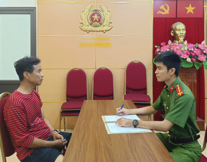 Đối tượng Hoàng Cao Sơn. Ảnh: Công an TP Hà Nội