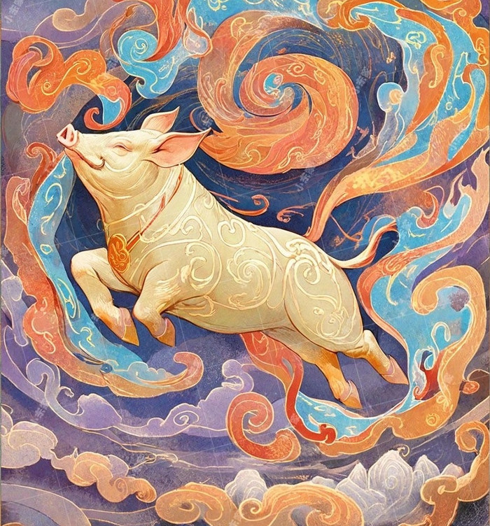 Tuổi Hợi được dự đoán là con giáp có vận khí hanh thông nhất trong giai đoạn này. (Ảnh minh họa)