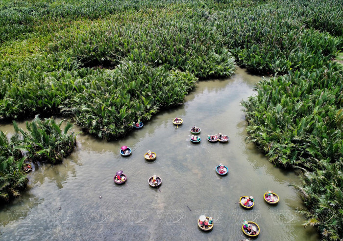 Làng Cẩm Thanh được mệnh danh 'ngôi làng đẹp nhất thế giới của Việt Nam'. Ảnh: Báo ảnh Việt Nam