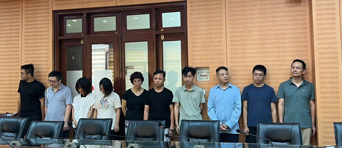 Shark Bình cùng những đồng phạm bị khởi tố. (Nguồn: VTC News)