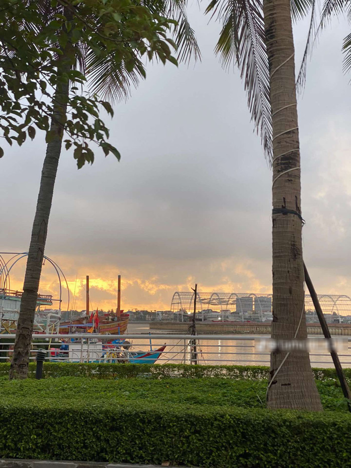Rạp cưới của Đỗ Thị Hà và chồng thiếu gia gần như đã hoàn thành. (Ảnh từ Tiktok @tamcoi_411)