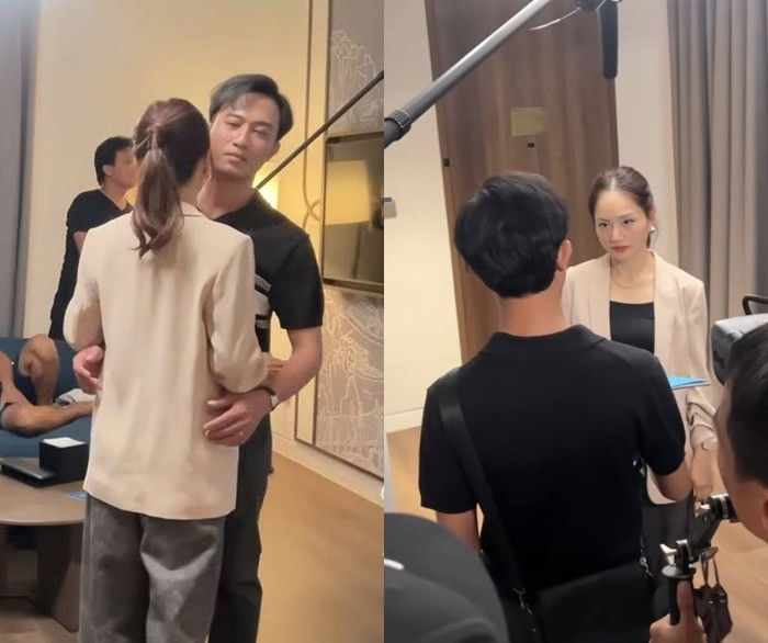 Lan Phương hé lộ hậu trường của phân cảnh táo bạo giữa cô và Doãn Quốc Đam. (Ảnh từ FBNV)