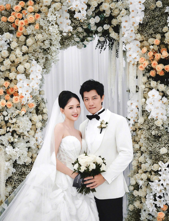 Truyền thông từng ước tính đám cưới của cặp đôi khoảng 73 tỷ đồng. (Ảnh Weibo)