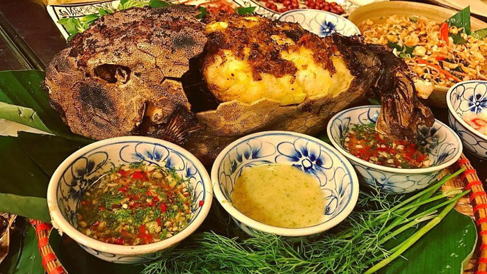 Món cá bò hòm nướng khiến nhiều người ưa thích, phải ăn cho bằng được khi đến Phú Yên. (Ảnh minh họa)