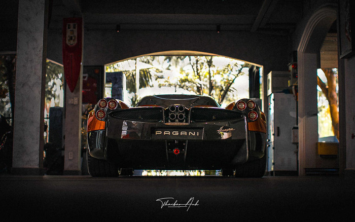Chiếc Pagani Huayra tri giá gần 80 tỷ đồng ngự trị mà đại gia Minh Nhựa đăng tải gần đây. (Ảnh: FBNV)