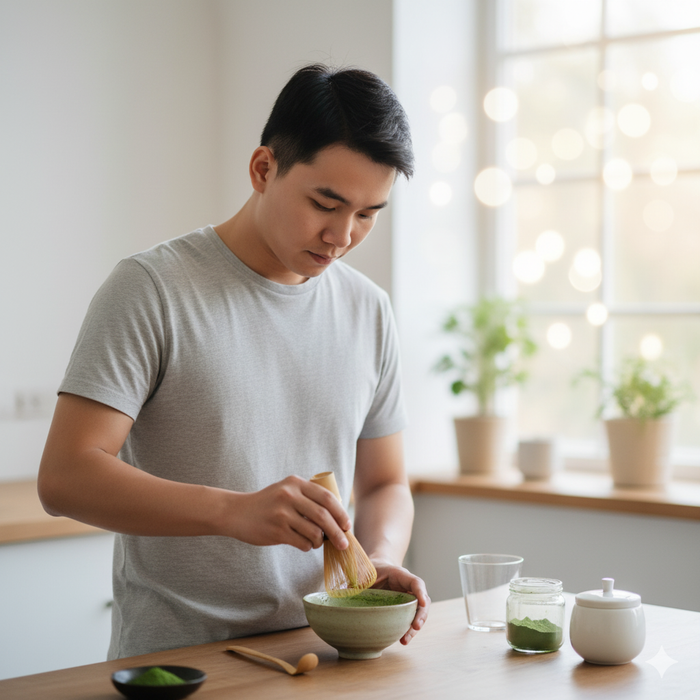 Bạn nên uống matcha với liều lượng phù hợp để đảm bảo sức khoẻ. Ảnh minh hoạ