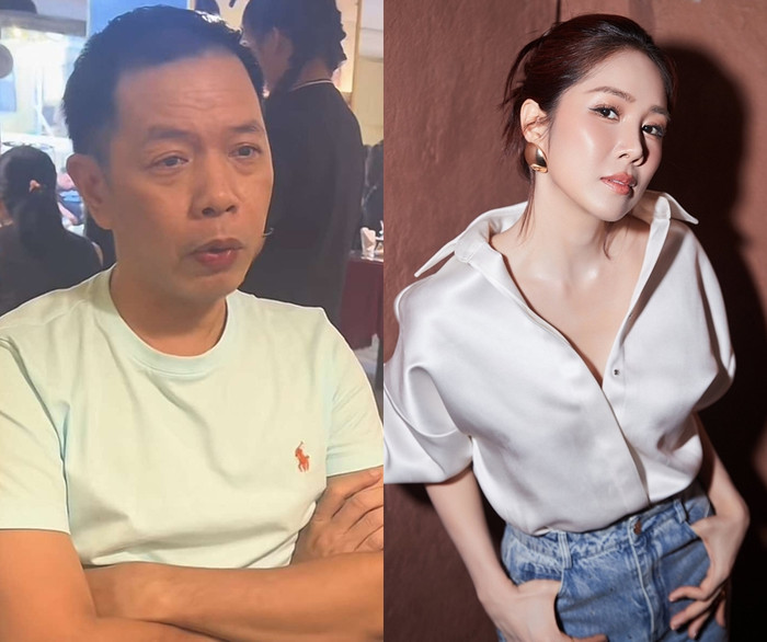 Lê Phương và 'ông hoàng phòng vé' Thái Hòa vào vai vợ chồng trong một dự án phim truyền hình. (Ảnh FBNV)