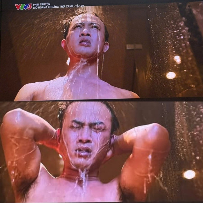 Cảnh tắm gây tranh cãi của Doãn Quốc Đam (Ảnh: VFC).