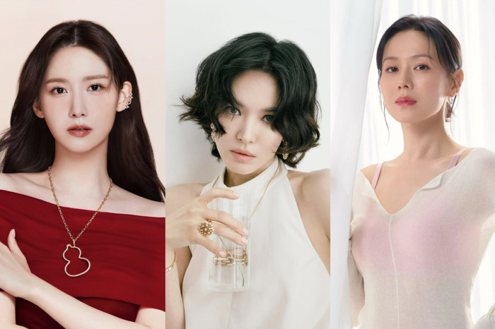 Song Hye Kyo 'đối đầu' với Son Ye Jin và Yoona. Ảnh: IGNV