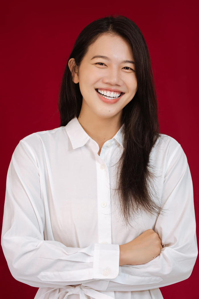 Việc niềng răng và dán sứ giúp Ánh Viên có nụ cười rạng rỡ hơn. Ảnh: FBNV