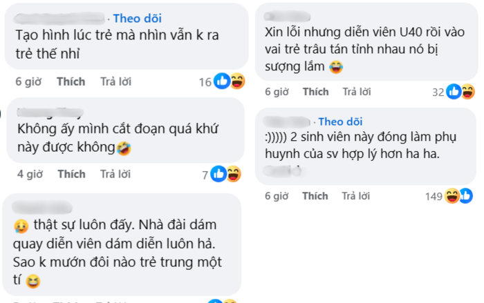 Một số bình luận của khán giả về phân cảnh hồi tưởng quá khứ (Ảnh: Chụp màn hình).
