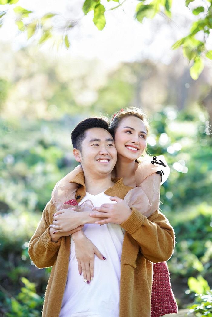 Nàng hậu hiện có hôn nhân viên mãn. (Ảnh FBNV)