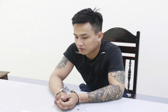 Đối tượng Trần Tuấn Anh tại Cơ quan Công an. Ảnh: Công an tỉnh Nghệ An