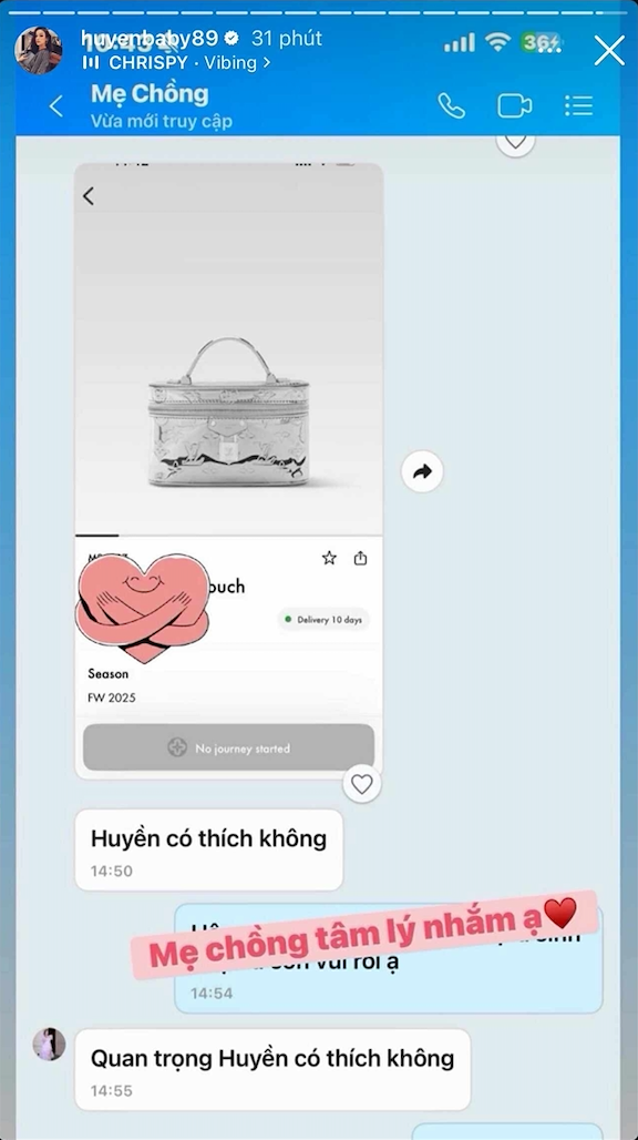 Huyền Baby khoe món quà đặc biệt từ mẹ chồng, bóc giá ai nấy đều choáng váng!