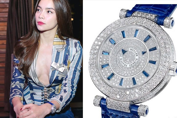 Hồ Ngọc Hà và chiếc đồng hồ Franck Muller Double Mystery Ronde 42.
