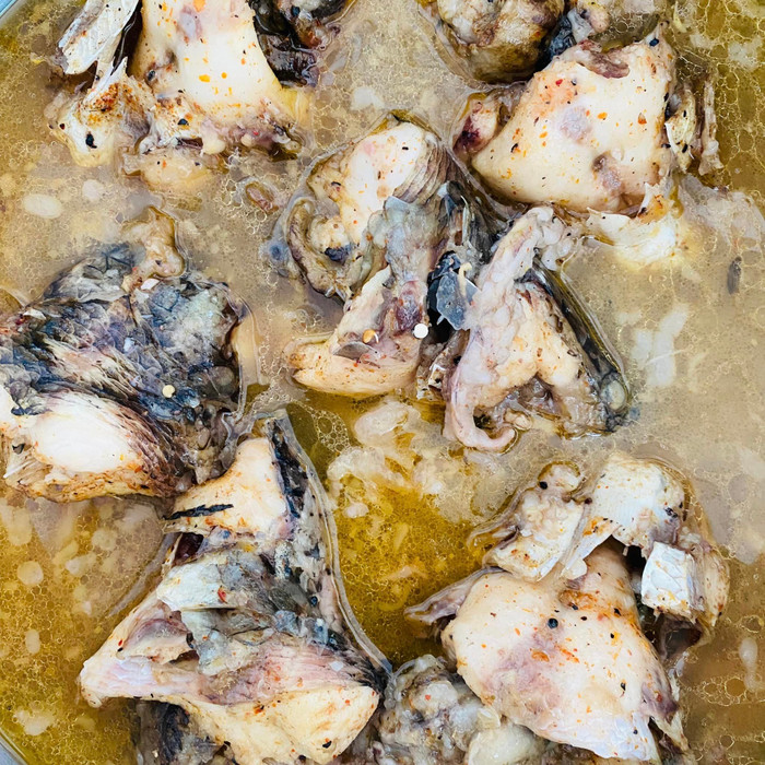 Cá lóc được tuyển chọn và sơ chế kỹ càng, đảm bảo món cháo có hương vị thơm ngon, ngọt dịu nhất (Nguồn: O Hiền).