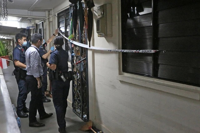 Hiện trường vụ việc đau lòng. (Ảnh orientaldaily)