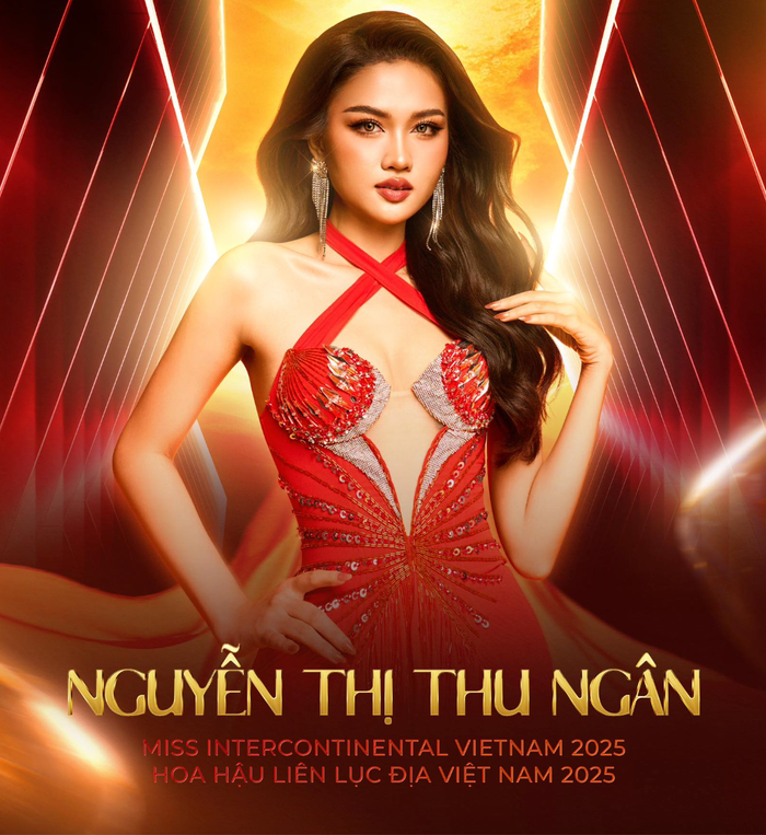 Á hậu Thu Ngân là đại diện Việt Nam đến với cuộc thi Hoa hậu Liên lục địa năm nay. Ảnh: Miss Intercontinental Vietnam