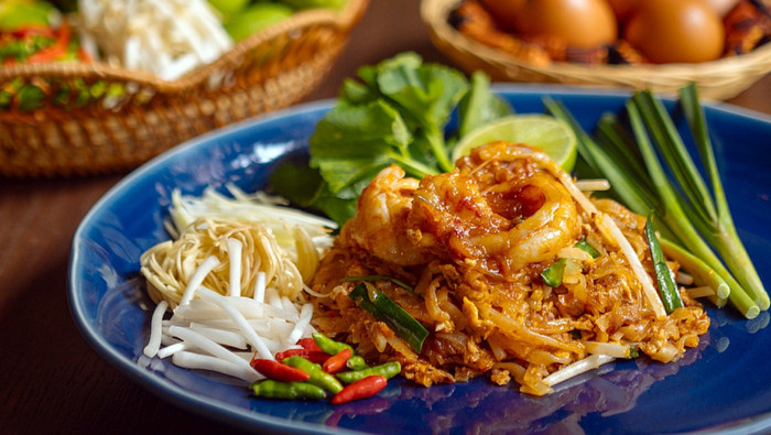 Pad Thái, món ăn trứ danh 'xứ chùa Vàng'. (Tuổi Trẻ Online)